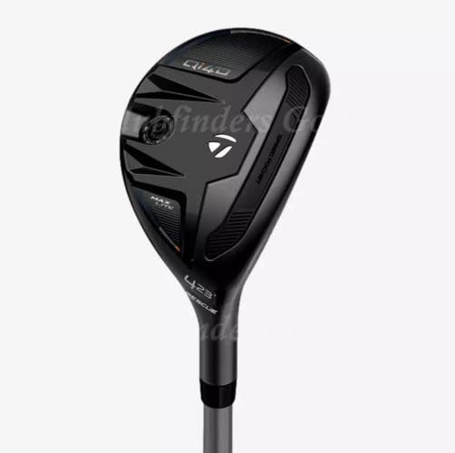 NEW TaylorMade Qi4D Max Lite Rescue 34 7 Hybrid REAX 45-R Graphite Regular w/HC