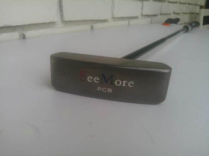 SEEMORE PCB Black Nickel Center Shafter Putter - 33.25"