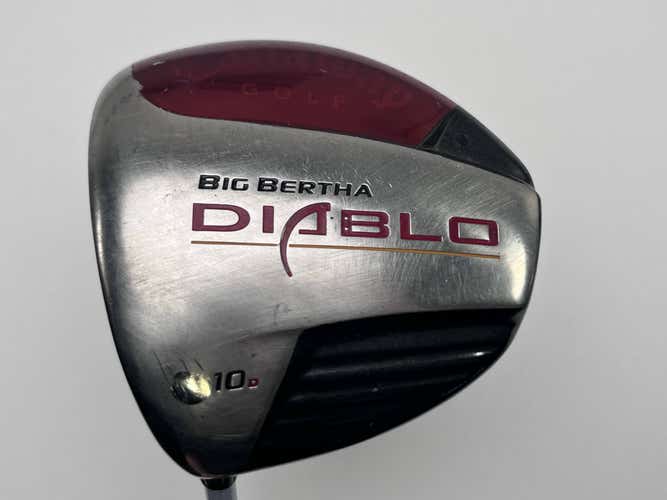 Callaway Big Bertha Diablo Driver 10* Aldila DVS 65g Senior Graphite Mens LH