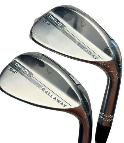 Callaway NEW Opus SP Brushed Chrome 50 54 Wedge Set W Grind Bounce DG S200