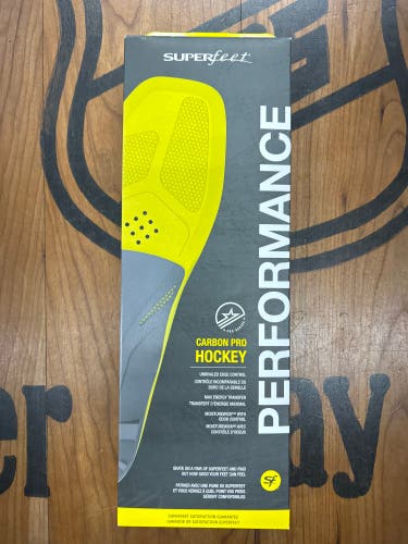 Superfeet Carbon Pro Insoles Size 3-4(B)