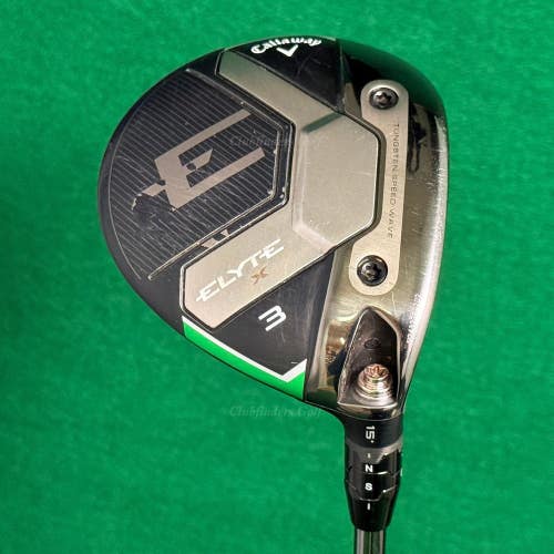 Callaway 2025 ELYTE X 15 Fairway Wood 3 UST Mamiya Helium 4F2 Seniors w/ HC