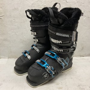 Used Rossignol PURE Womens DH Ski Boot Black 235 MP - J05.5 - W06.5 11855-S000199064