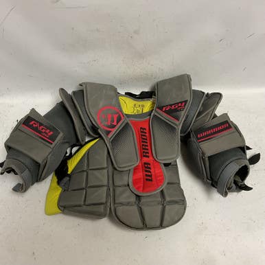 Used Warrior RG4 JR Junior Body Armor Grey And Red L/XL 11855-S000199781