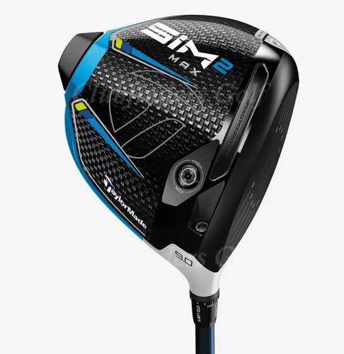 NEW! TaylorMade SIM 2 MAX 10.5 Driver Fujikura Ventus Blue 5-S Stiff w/ HC