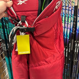 SR SM Reebok 16K Used Small Red Senior ice Hockey pant Pants 16 K