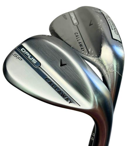 Callaway NEW Opus SP Brushed Chrome 56 60 Wedge Set C Grind 8 Bounce DG S200