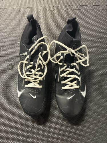 Black Men's Size M 11.0 (W 12.0) Adult Nike Vapor edge pro 360 Molded Cleats Cleats (Used)