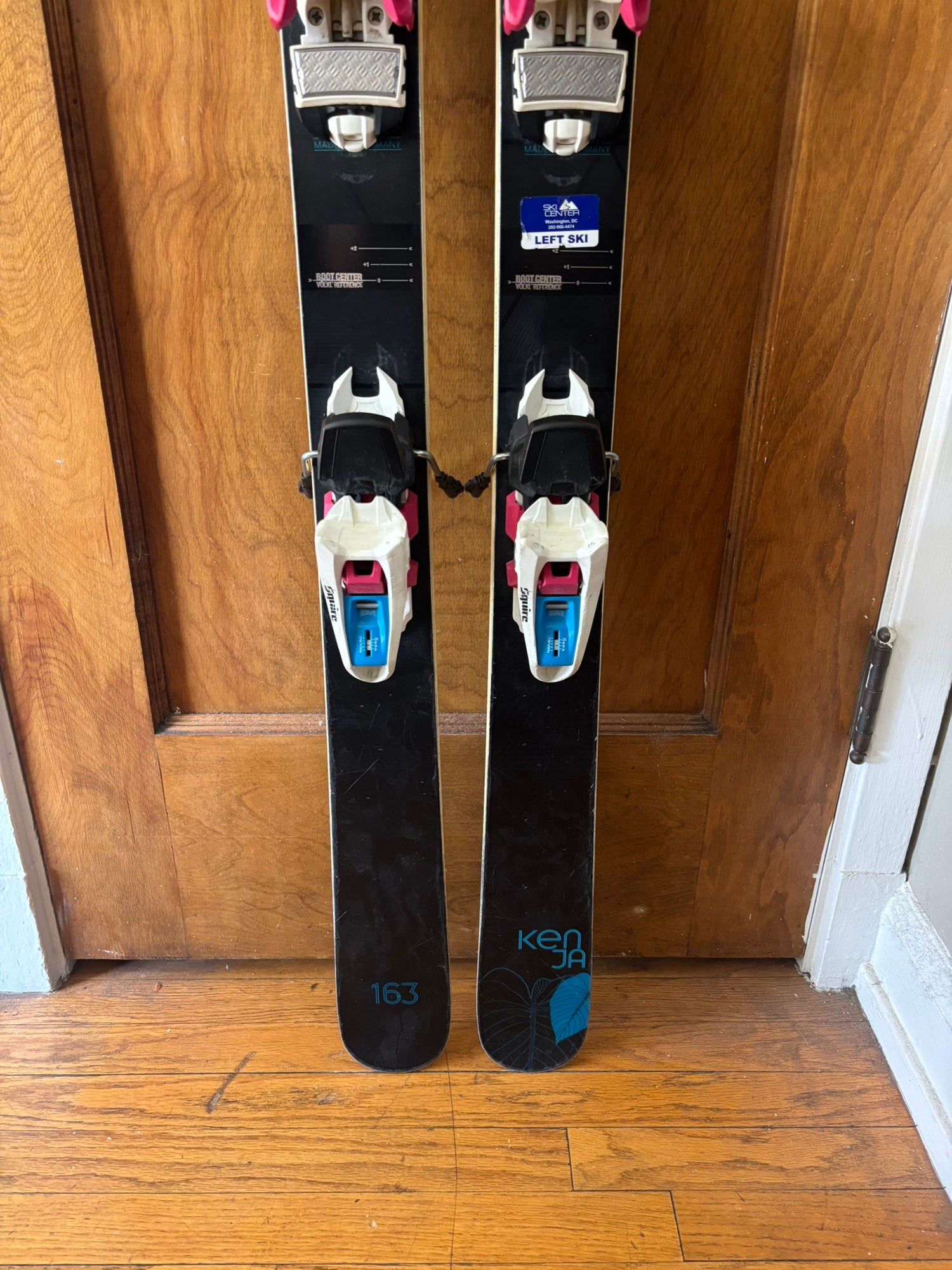 Volkl Kenja 163cm with Adjustable Tyrolia Attack 11 Bindings 