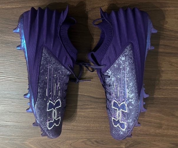 Under Armour Blur Smoke 2.0 MC Suede Mens Size 15 Football Cleats 3027978-500