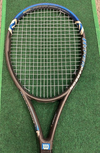 4 3/8" Wilson Hyper carbon hammer 4.3 (Used) Adult Tennis Racquet