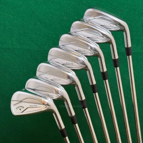 Callaway Elyte 4-PW Iron Set KBS $-Taper Lite 100 Steel Stiff