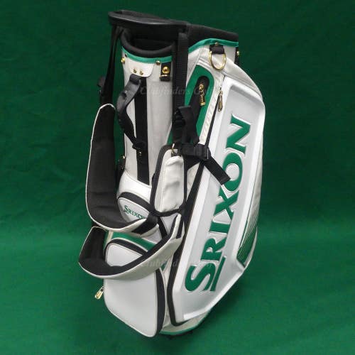 Srixon 2023 Masters Green/White 4-Way Golf Stand Bag w/ Raincover *READ*