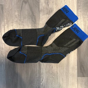 Blue Senior Large Bauer Socks (Used)