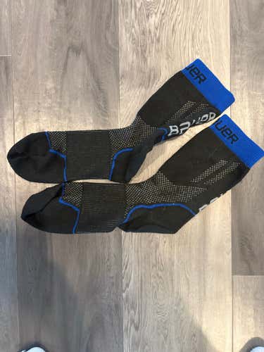 Blue Senior Large Bauer Socks (Used)