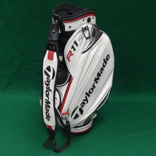TaylorMade R11S Tour Preferred 10" OD 6-Way Golf Staff Bag w/ Raincover