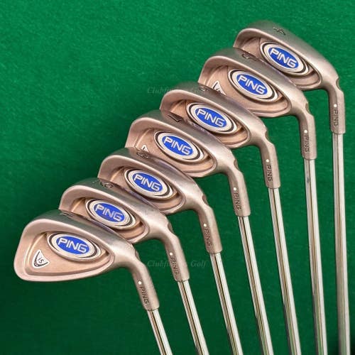 Ping i5 White Dot 4-PW Iron Set Ping True Temper Cushin CS Lite Steel Stiff