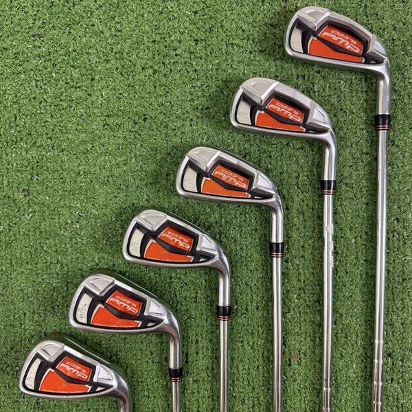 Cobra AMP Orange Iron Set 5-PW True Temper Stiff Flex Dynalite 90  display picture 1