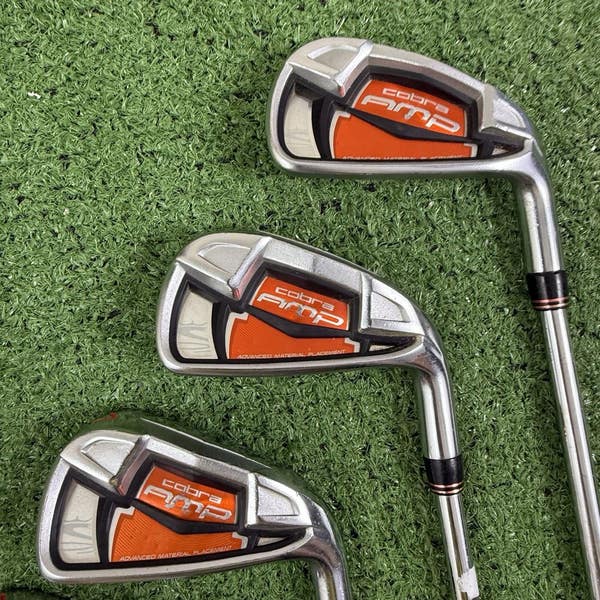 Cobra AMP Orange Iron Set 5-PW True Temper Stiff Flex Dynalite 90  display picture 1