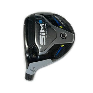 LH TaylorMade SIM2 Titanium 15* 3 Wood Head Only