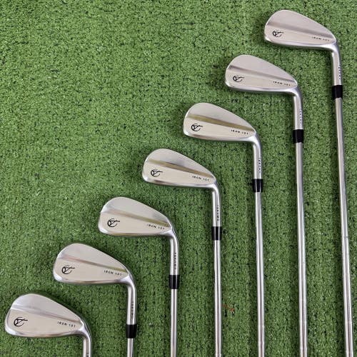 Takomo 101 Iron Set 4-PW KBS Tour 110 Regular Flex Steel Left Handed +1/2 Long