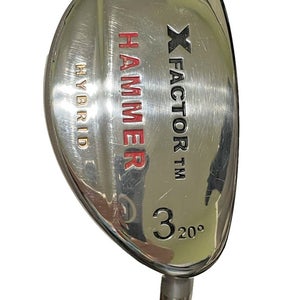 X Factor Hammer 3 Hybrid 20* Right-Handed Senior Graphite 41" Nice Max-Feel Grip