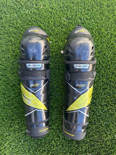 Senior Bauer Supreme Ultrasonic 16" Shin Pads (Used)
