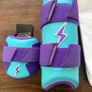 Purple Senior Shin Guards (Used)