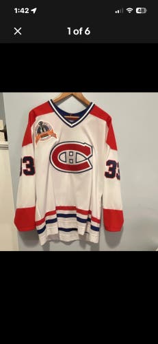 Vintage Patrick Roy CCM Jersey from 1993 Stanley Cup Championship/ Officially Licensed/ MIC