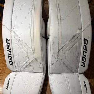 Bauer Supreme M5 Pro Goalie Leg Pads, Intermediate Large (32+)