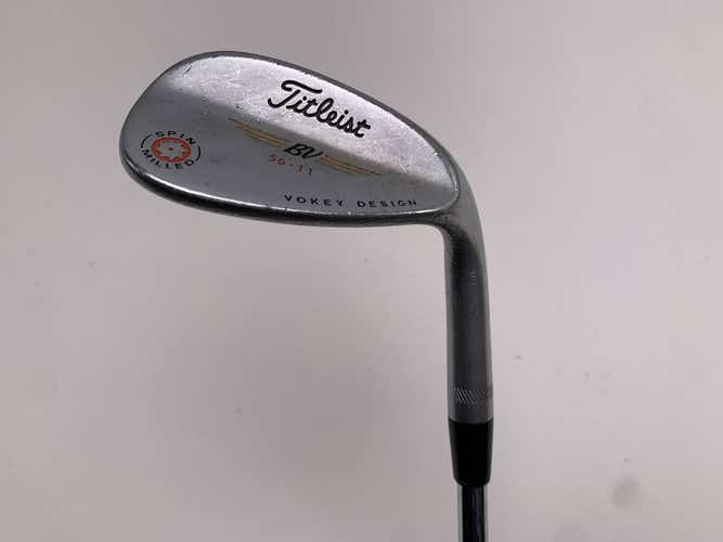 Titleist Vokey Spin Milled Chrome 2009 Wedge 56* 11 Bounce Wedge Steel Mens RH