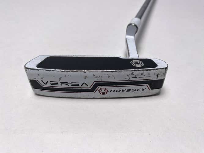 Odyssey Versa 1 White Black White Putter 35.5" Mens RH