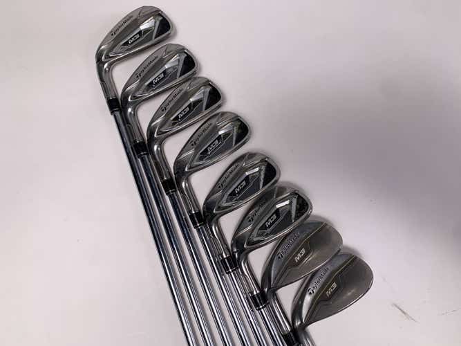TaylorMade M3 Iron Set 5-PW+AW+SW N.S. Pro 840 Regular Steel Mens LH
