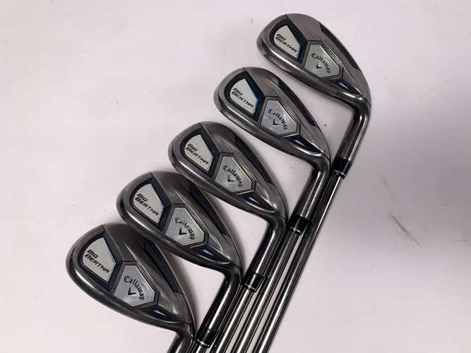 Callaway Big Bertha 2015 Iron Set 8-PW+AW+SW Recoil F1 Ladies Graphite Womens RH