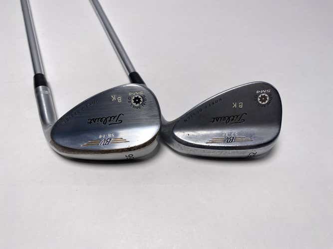 Titleist Vokey Spin Milled SM4 Chrome Wedge Set 52* 12 | 56* 14 S400 Stiff RH