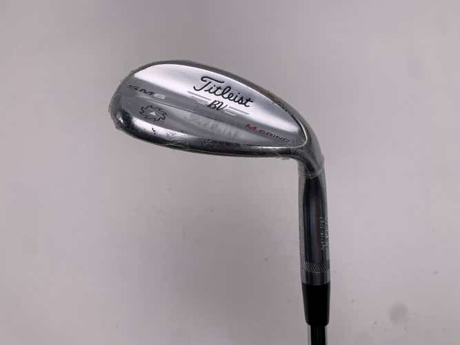 Titleist Vokey SM6 Tour Chrome Lob Wedge 60* 8 M-Grind Wedge Steel RH NEW