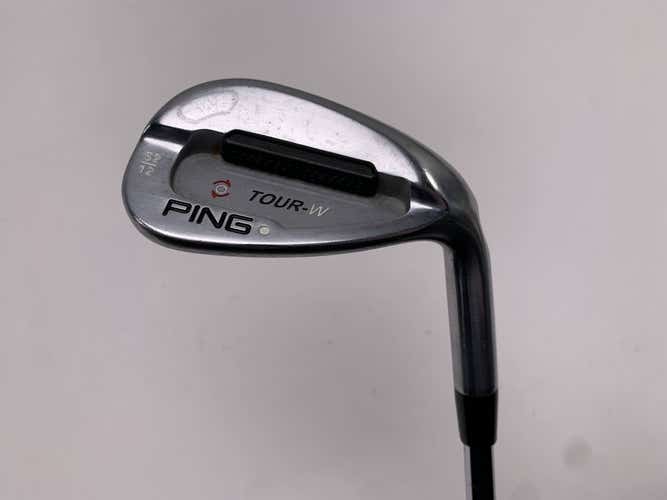 Ping Tour-W Brushed Silver Gap Wedge GW 52* 12 White Dot 3* Up AWT Stiff RH
