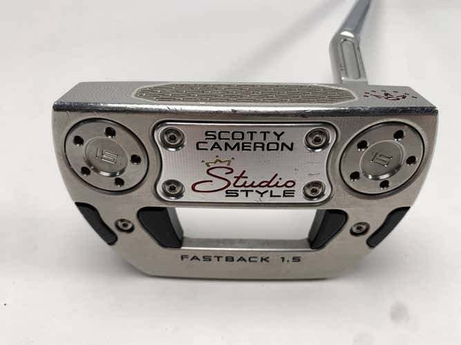 Scotty Cameron Studio Style Fastback 1.5 2025 Putter 34" Mens RH