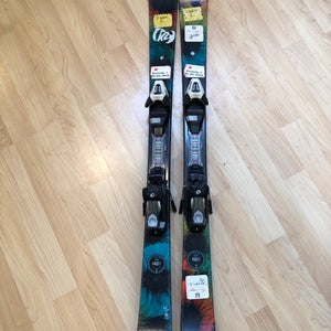 2017 Kid's 129cm K2 Missy Skis | Salomon T5 SC Bindings (Used)