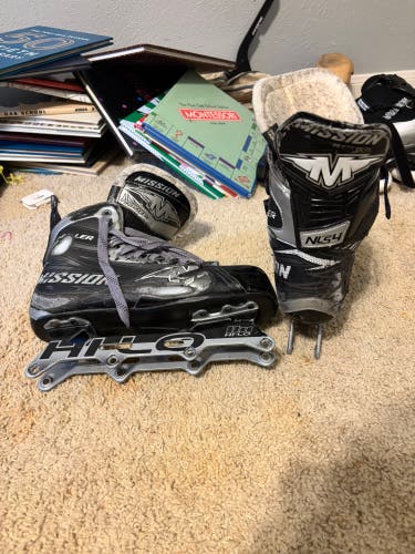 Mission Inhaler NLS4 Inline Skates Size 8 (Used)