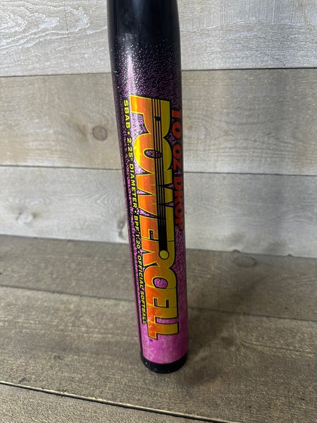Batte Softball Worth Powercell Michele Smith, 27" 17oz, Alliage CU31, Rouge/or