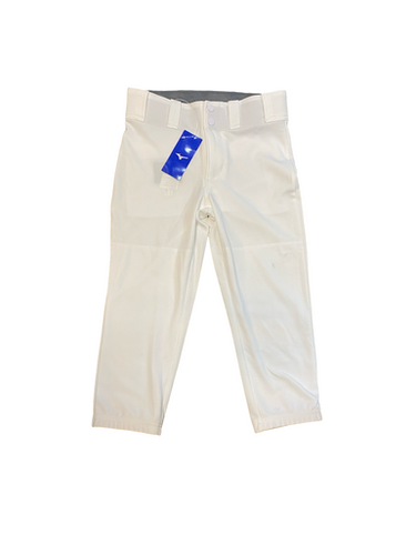 Used Mizuno WOMANS SOFTBALL PANTS BB/SB Pant Womens White XS 11706-S000372121