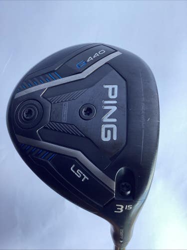 Ping G440 LST Fairway 3 Wood 15* Tour 2.0 75/S Stiff Graphite Shaft VGC