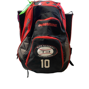 Used Demarini BAG BB/SB Player Carry Bag Black 11706-S000372236