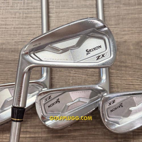 Left-Handed Srixon ZX7 MK II Iron Set 4-PW / KBS C-Taper Steel, Stiff (175)