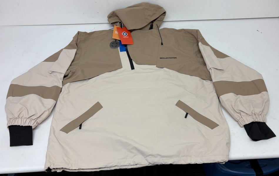 MOLOCOSTER Winter Pro 1/2-Zip Pullover Hooded Snowboard Jacket Men's 2XL NEW