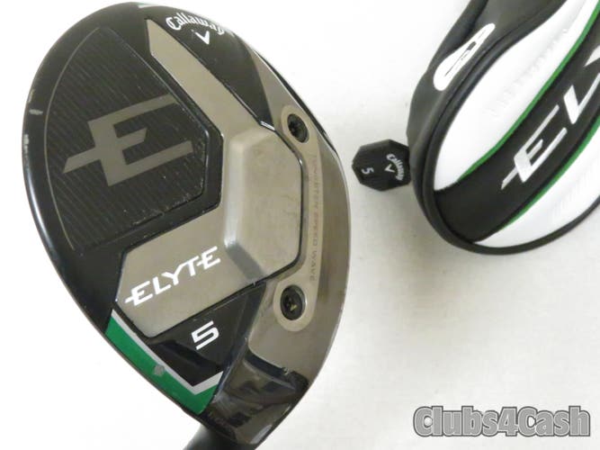 Callaway Elyte Fairway 18°  5 Wood Denali Charcoal 60g 5.5 Regular +Cover