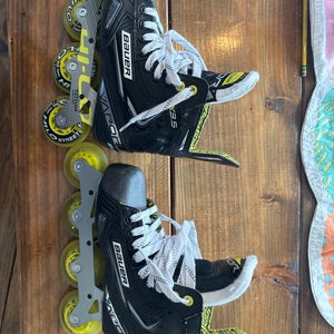 Like new—-Bauer Vapor X3.5 Inline Skates Regular Width Size 3.5 (Used)