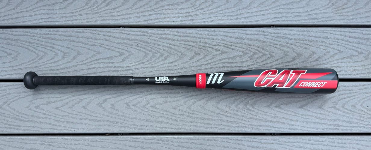 2023 Marucci CAT Connect Hybrid USABat Certified Bat (-11) 20 oz 31" (Used)