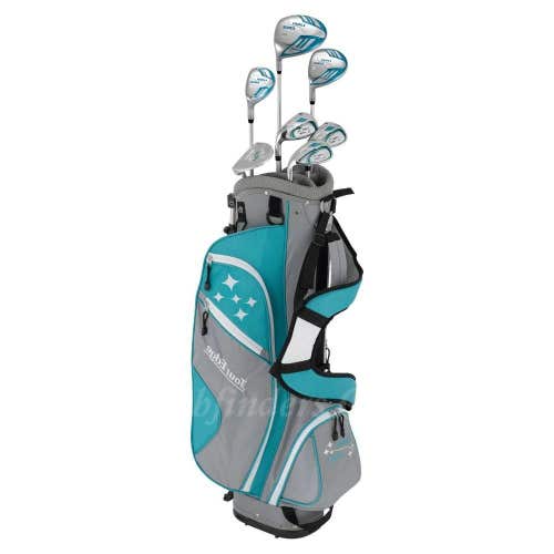NEW LH Lady Tour Edge Lady Edge 2020 Turquoise Half Set Complete Set & Stand Bag